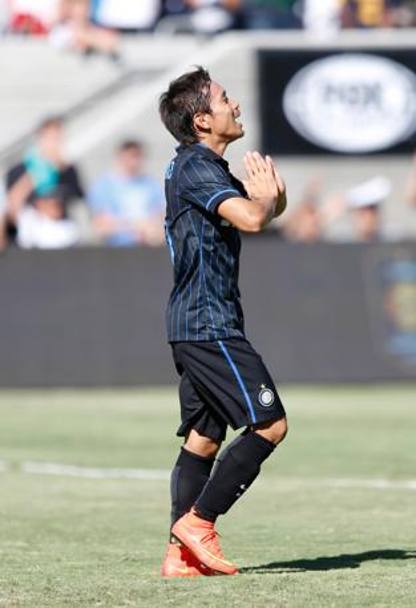 L&#39;errore del giapponese non pesa: finisce 4-3 per l&#39;Inter. Reuters